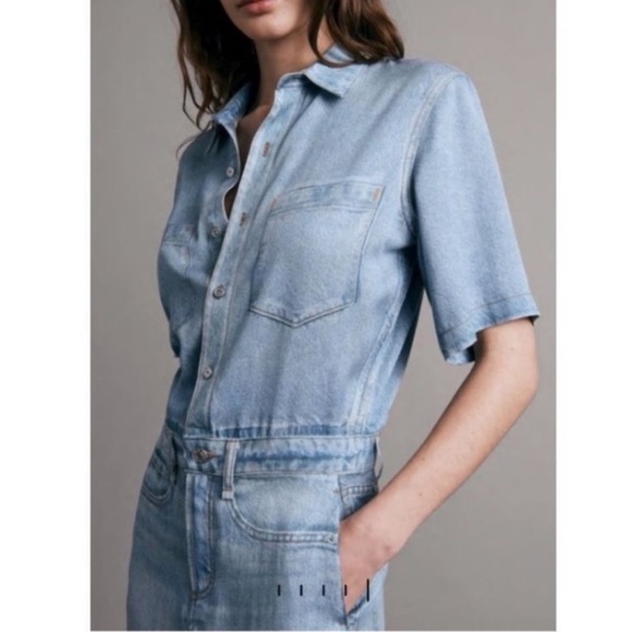 Rag & Bone Liquid Miramar Dress. - Picture 3 of 7